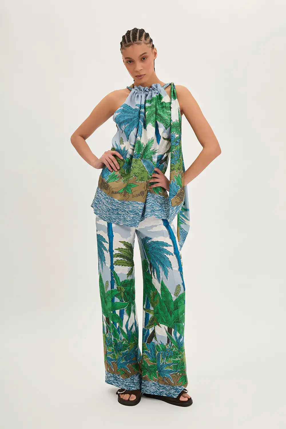 P.A.R.O.S.H. PANTALONE IN TWILL