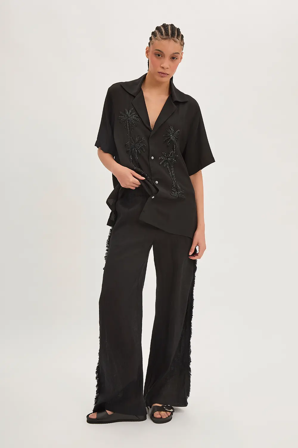 P.A.R.O.S.H. PANTALONI IN LINO