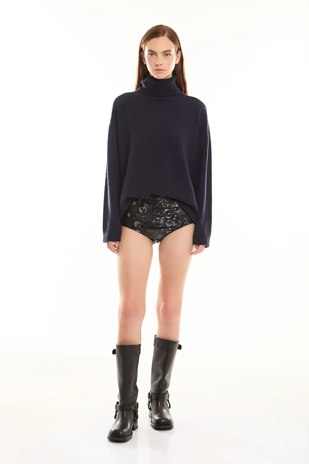 P.A.R.O.S.H. SHORTS FULL PAILLETTES