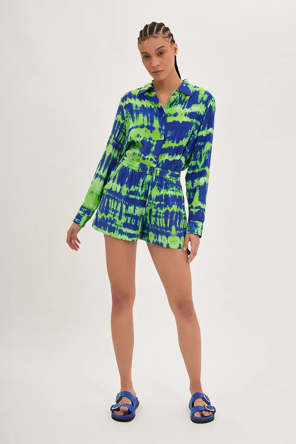 P.A.R.O.S.H. SHORTS TIE-DYE