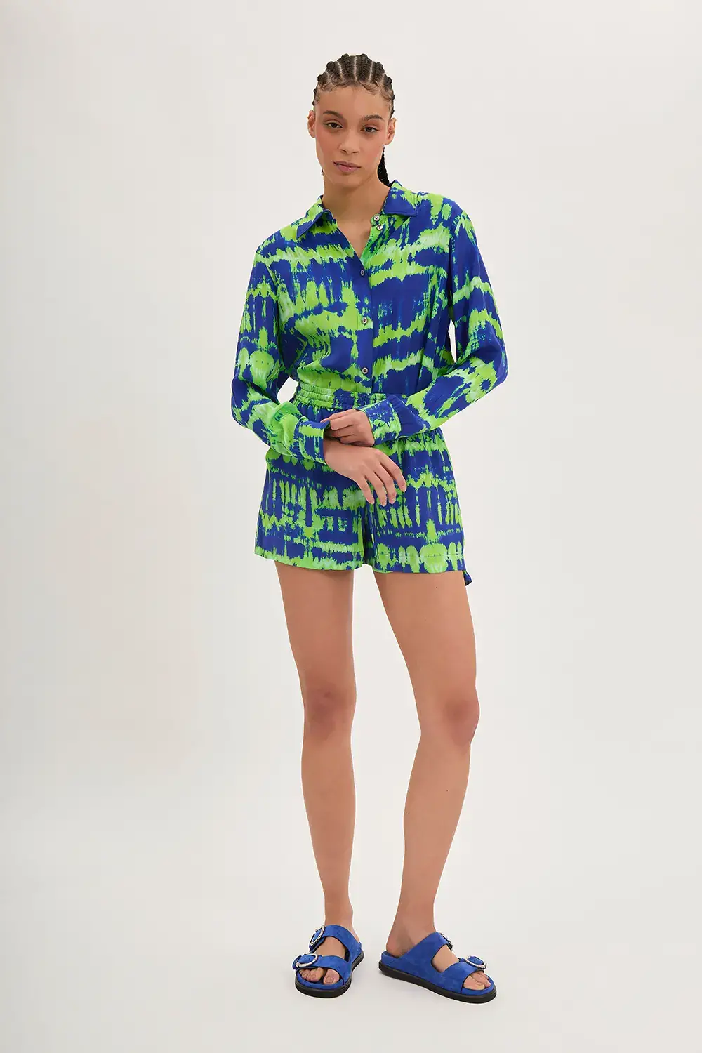 P.A.R.O.S.H. SHORTS TIE-DYE