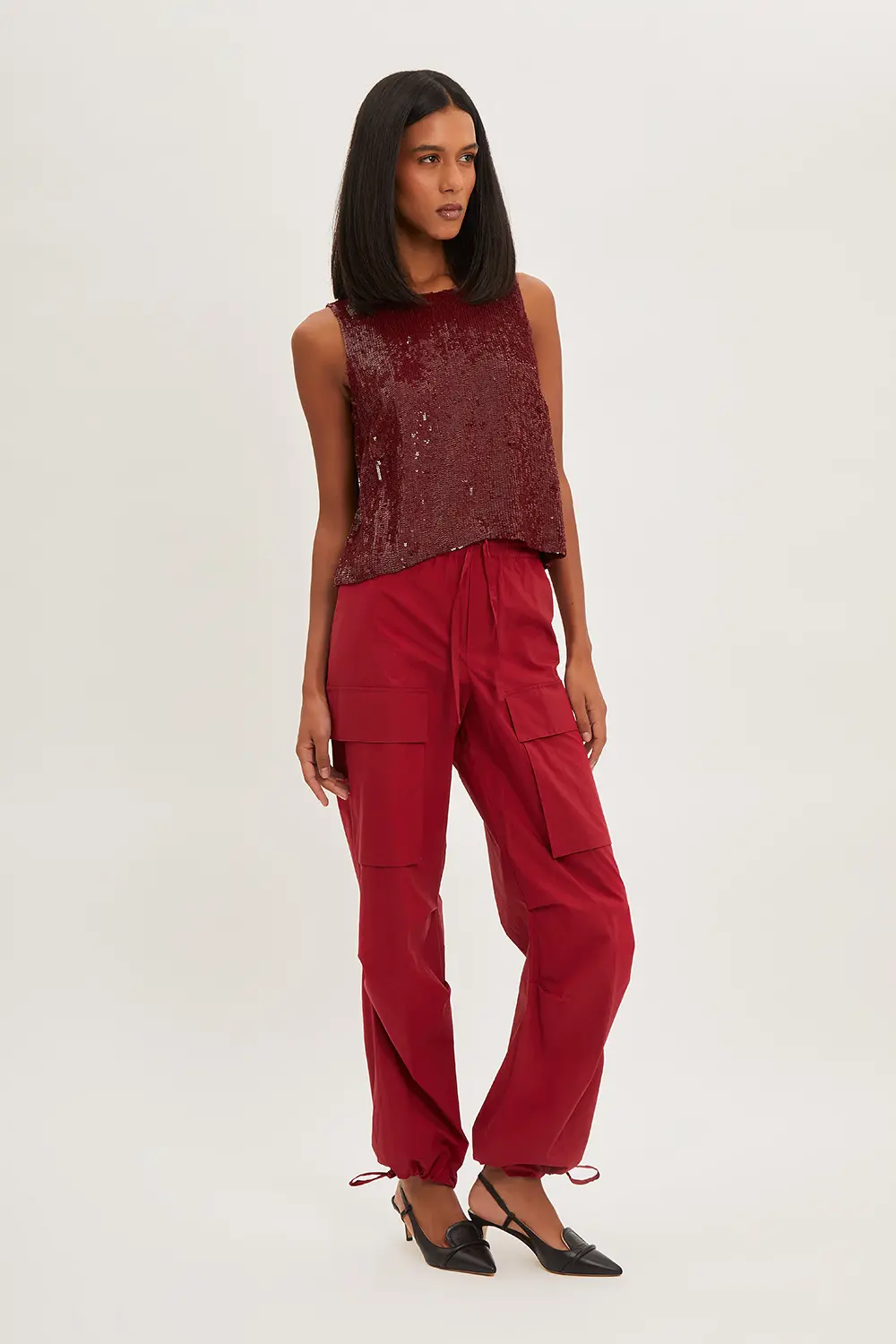 P.A.R.O.S.H. TOP FULL PAILLETTES