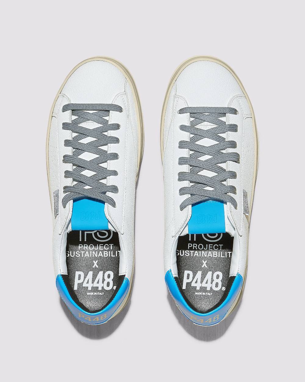 P448 John Recycled White/Blue