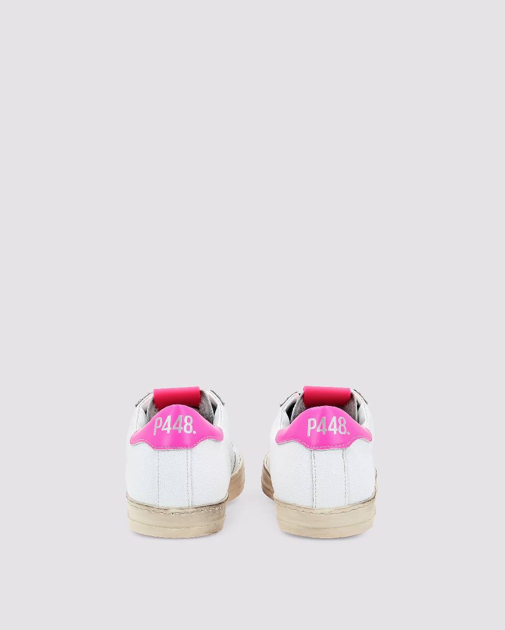 P448 John Recycled White/Fuchsia