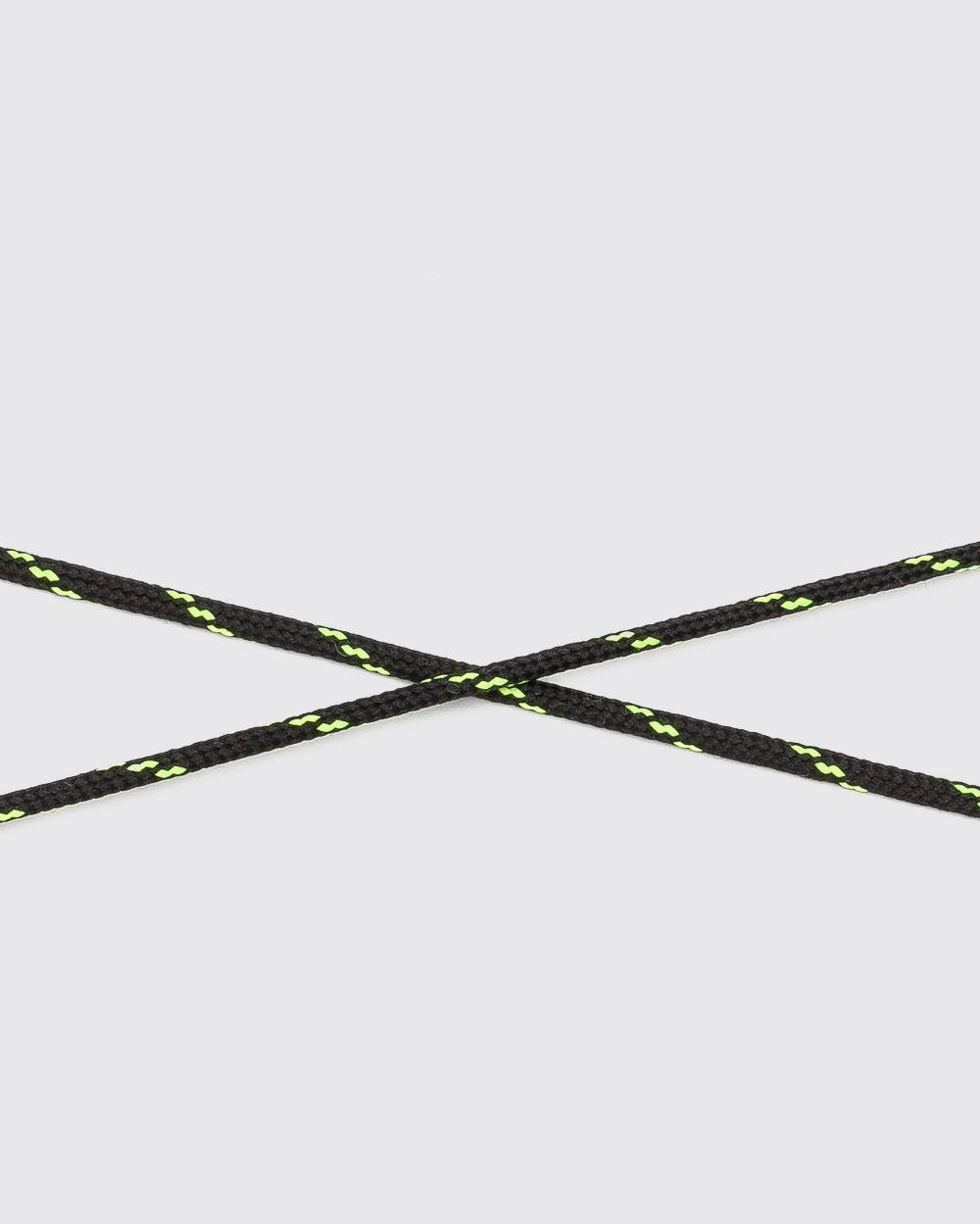 P448 Shoelaces Black/Yellow