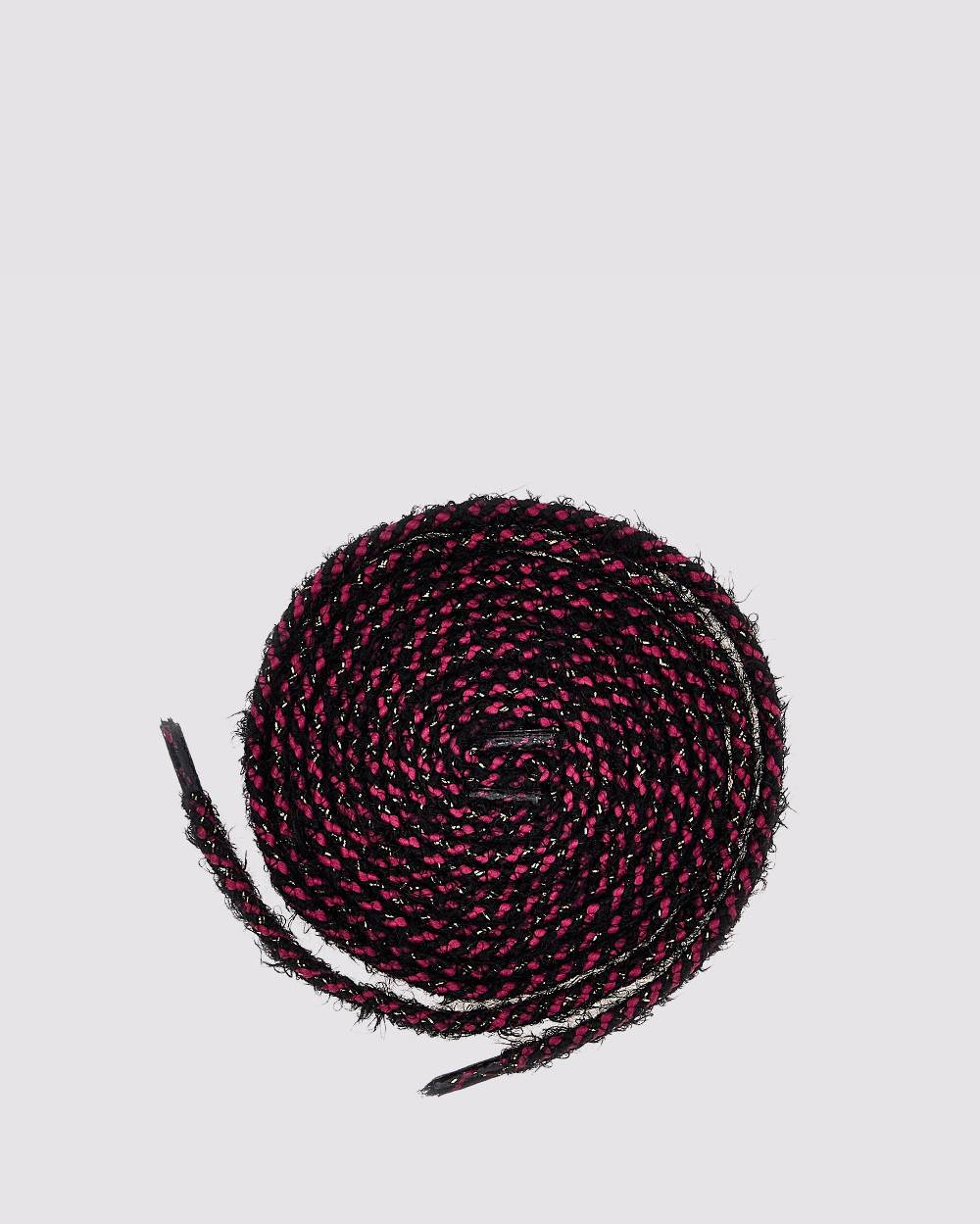 P448 Shoelaces Fuchsia/Black/Gold