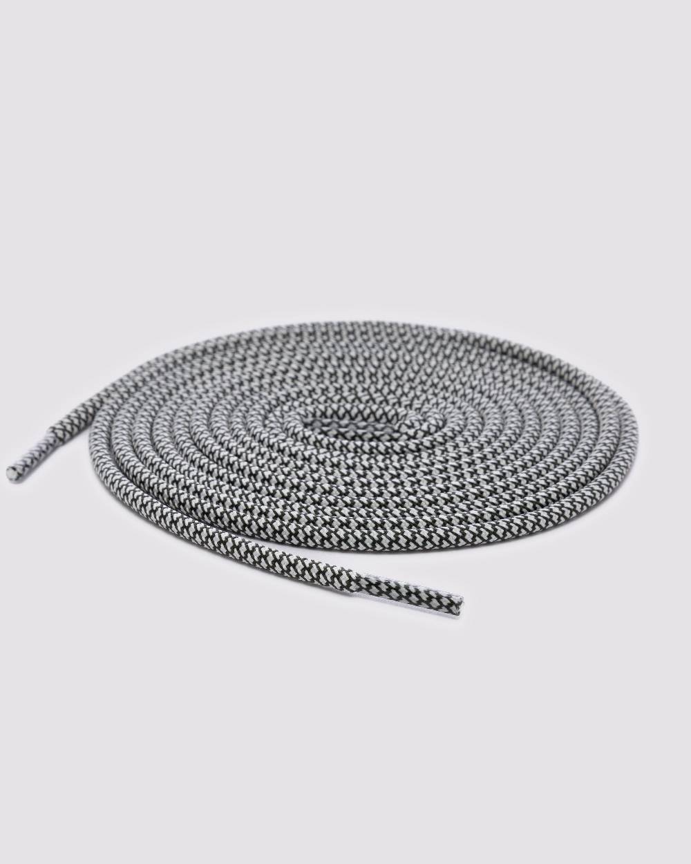 P448 Shoelaces Green/Off-White