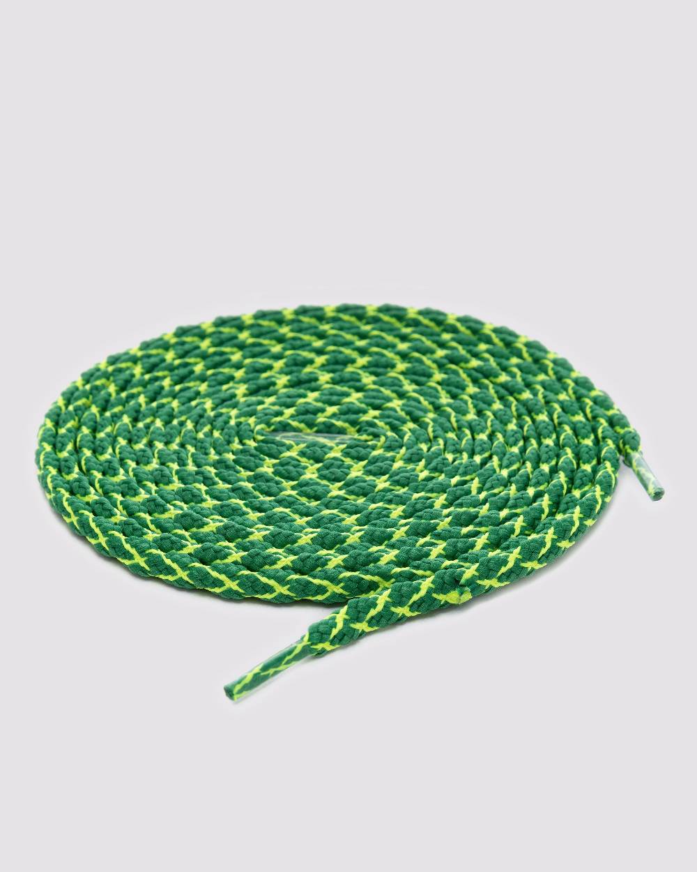 P448 Shoelaces Multi Green