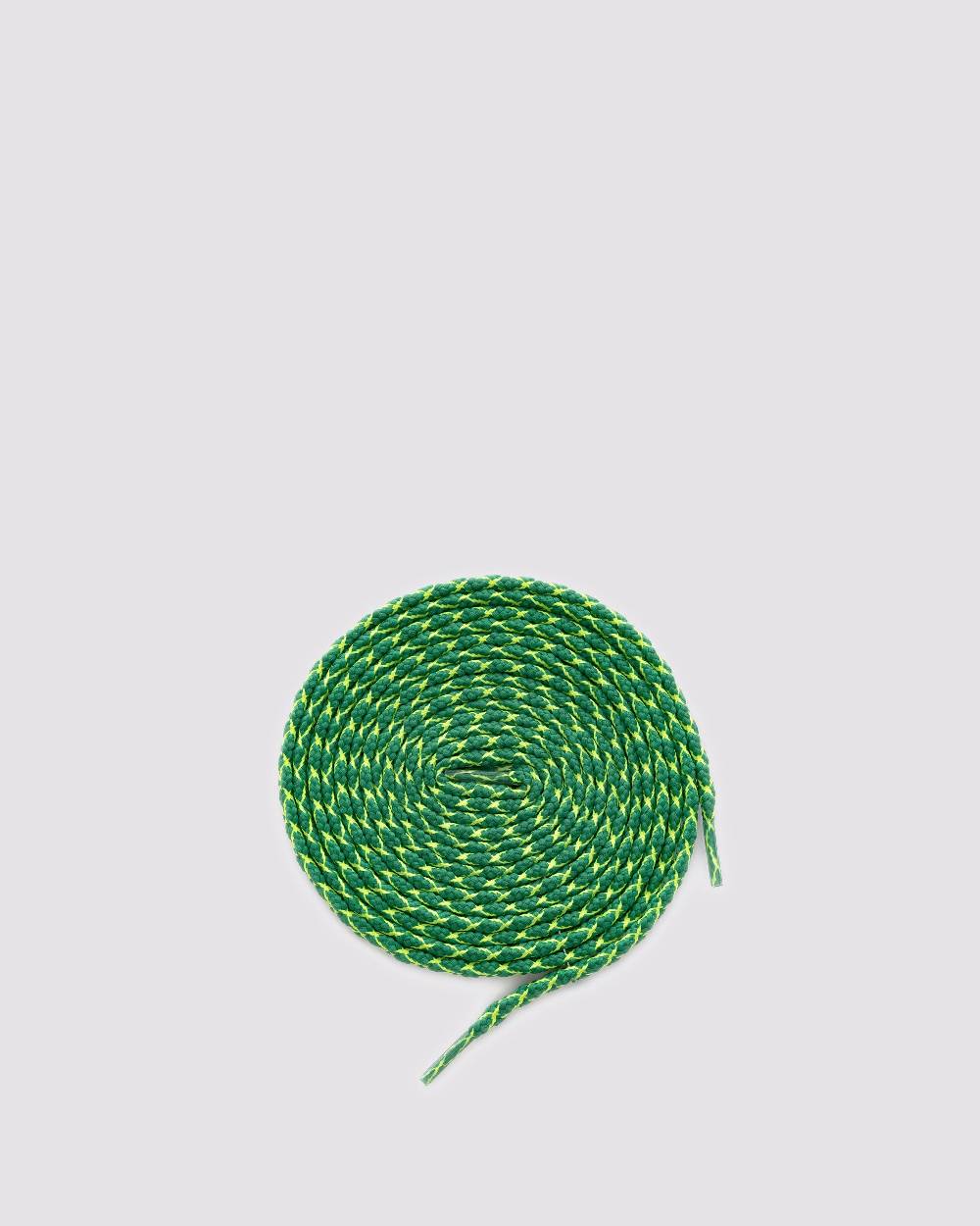 P448 Shoelaces Multi Green