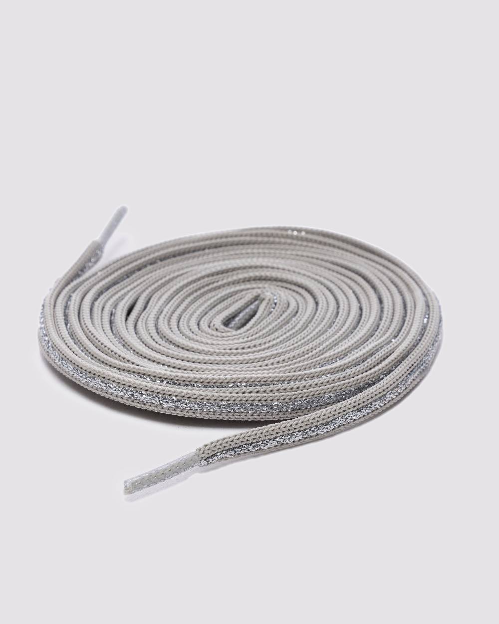 P448 Shoelaces Multi Silver