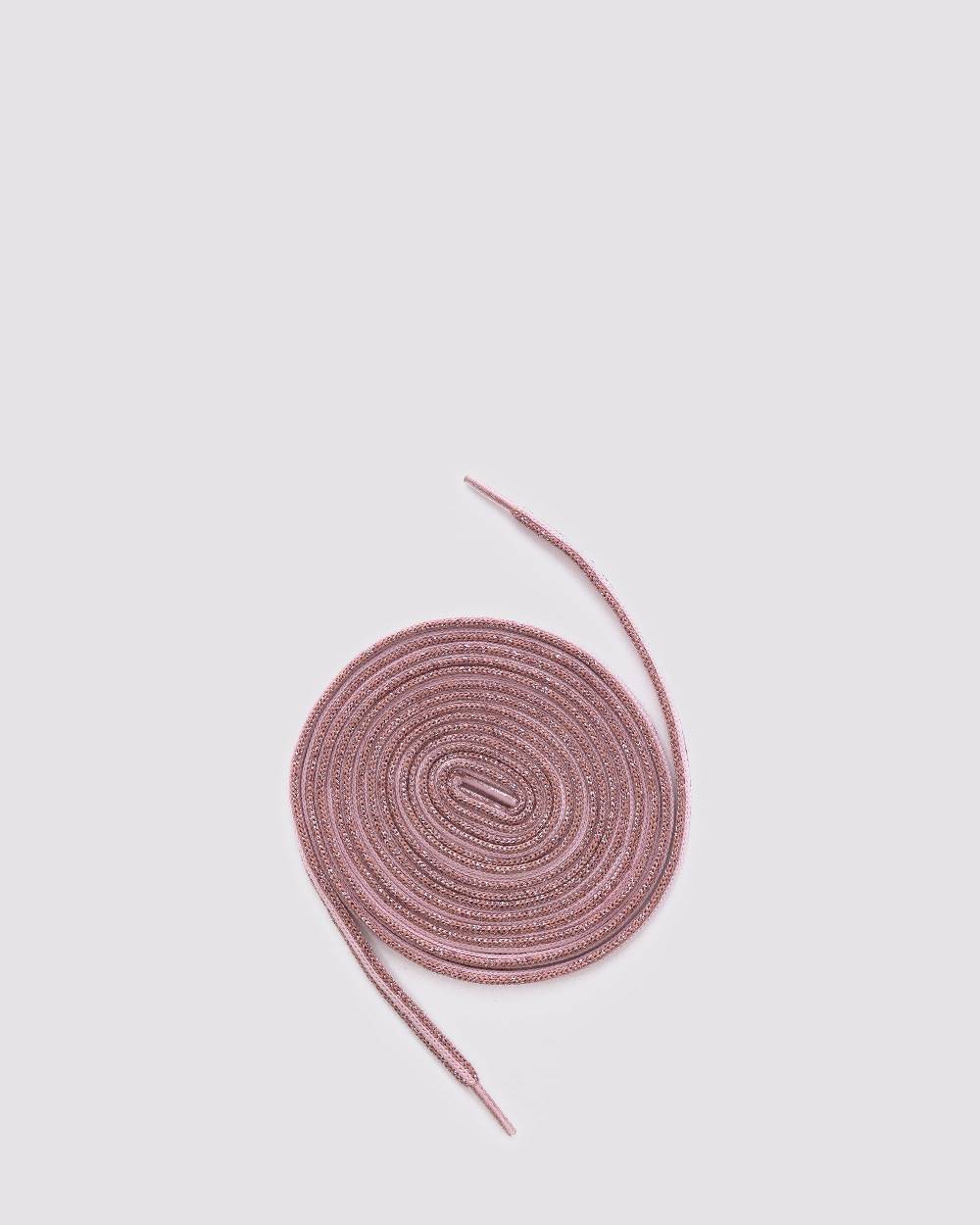 P448 Shoelaces Rose/Pink Glitter