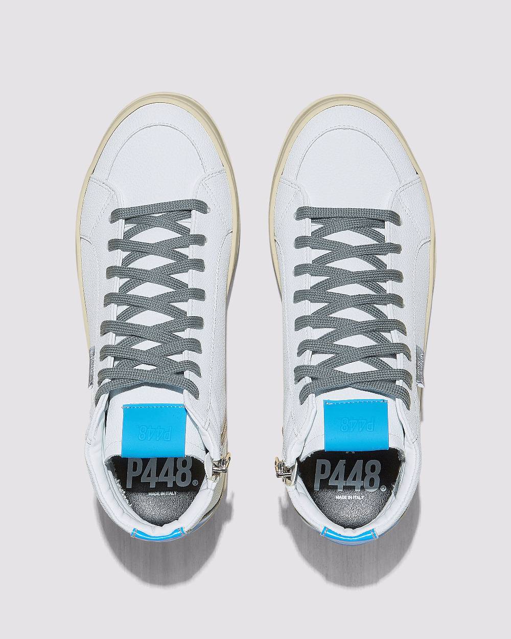 P448 Skate Recycled White/Blue