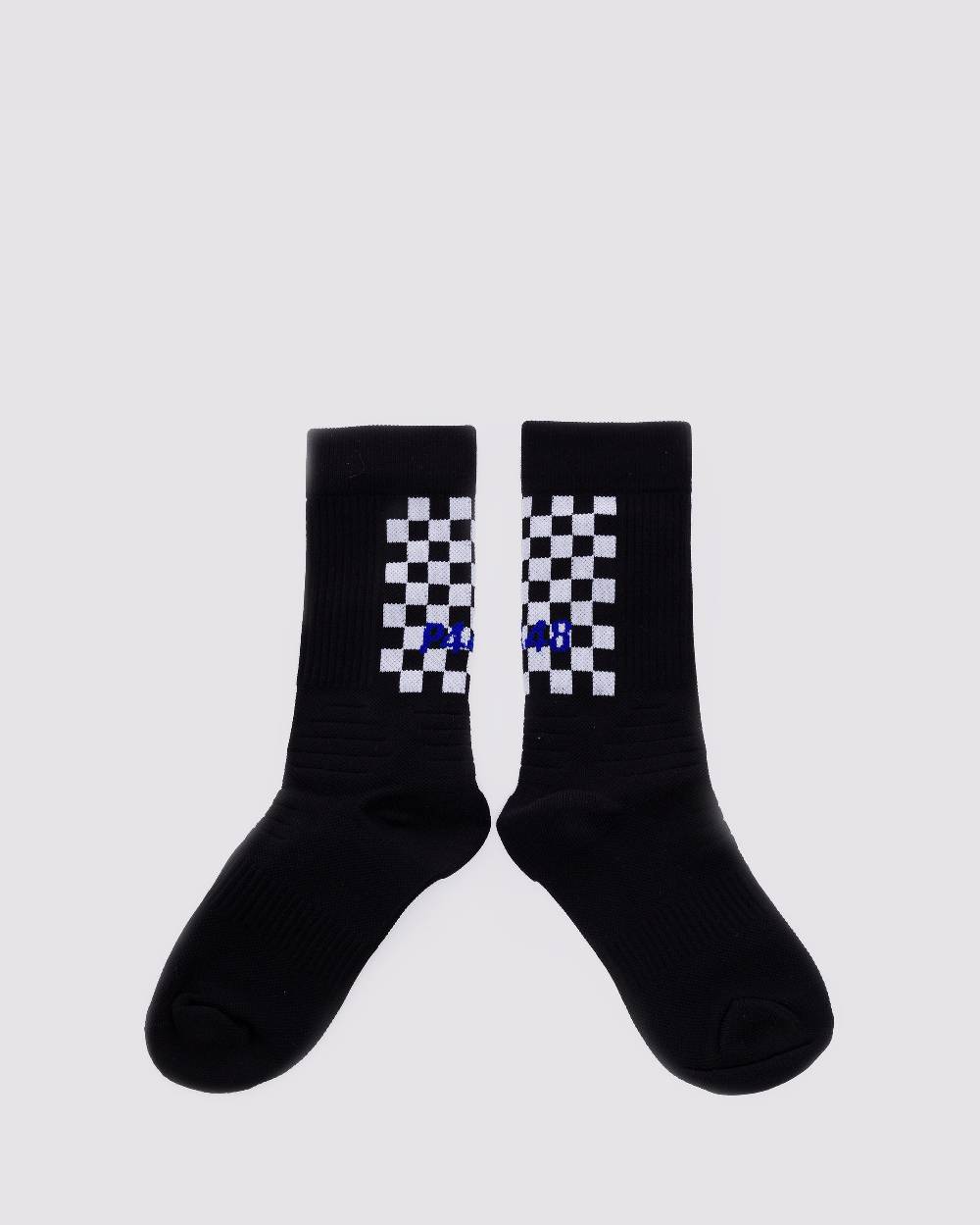 P448 Socks Black/Check