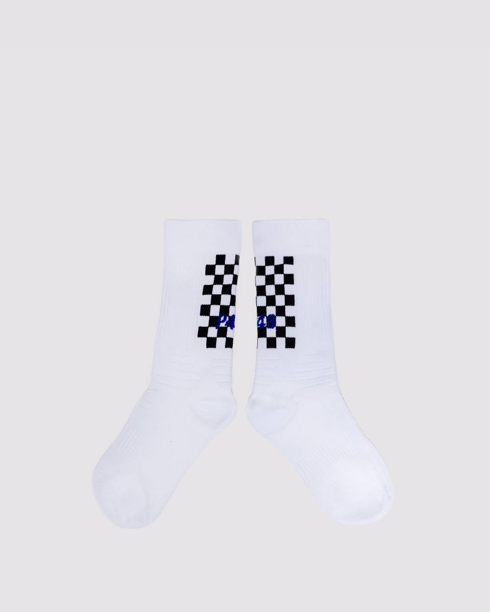 P448 Socks White/Check