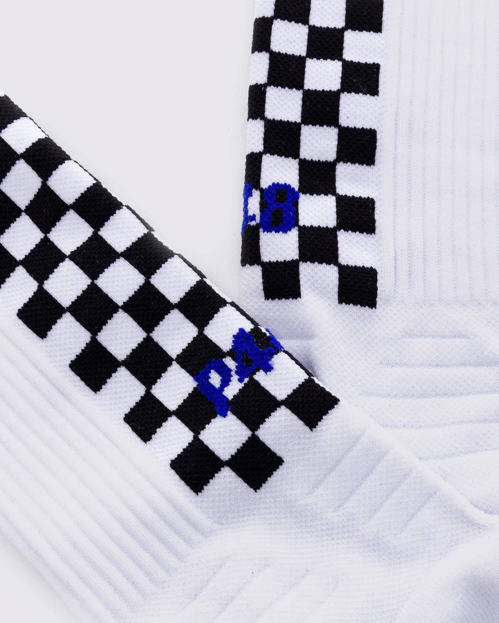 P448 Socks White/Check