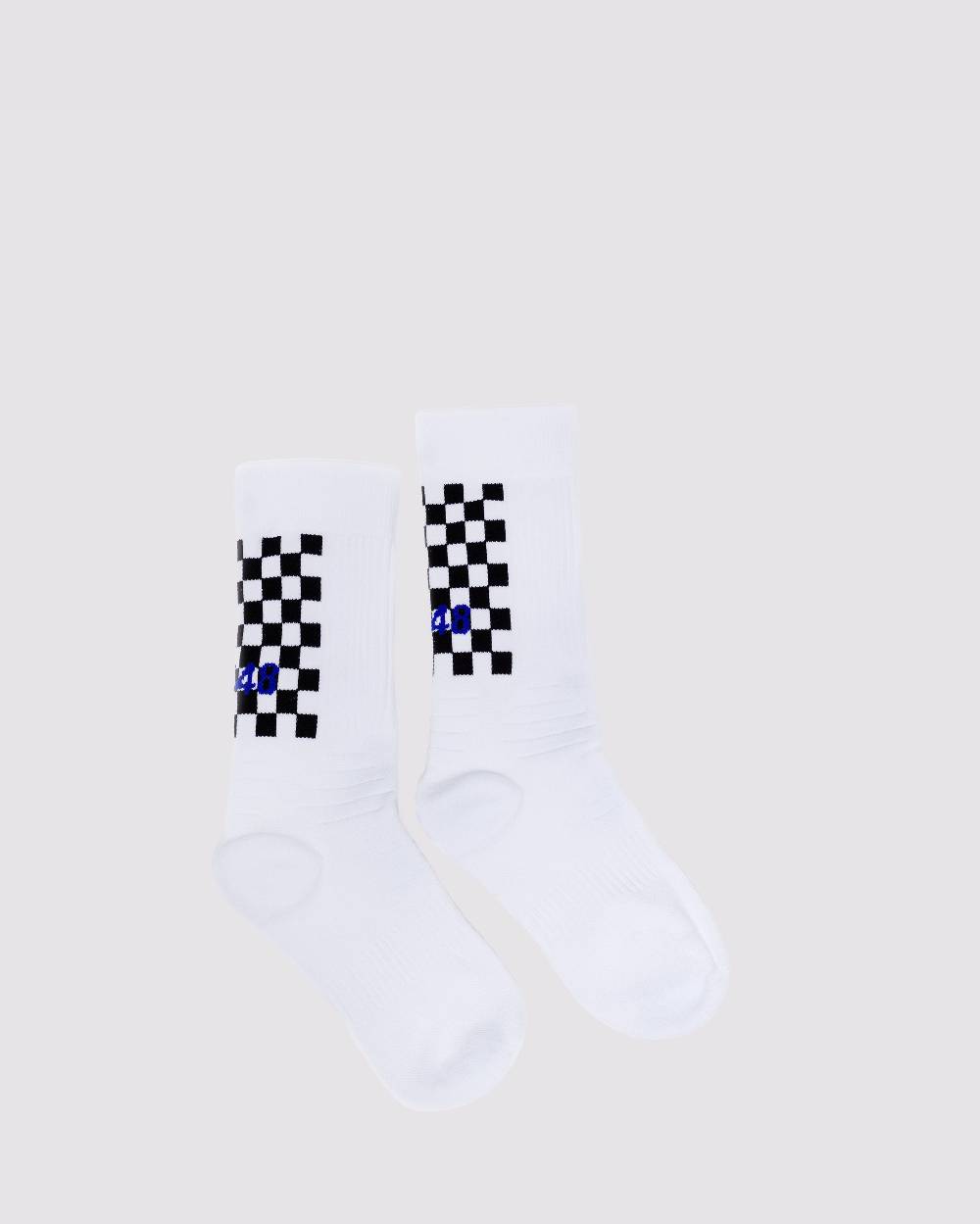 P448 Socks White/Check