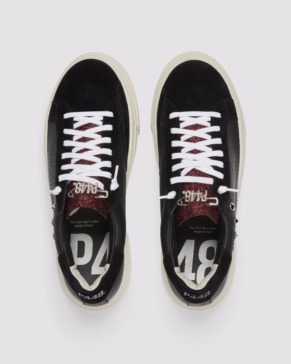 P448 Thea Platform Black/Stud