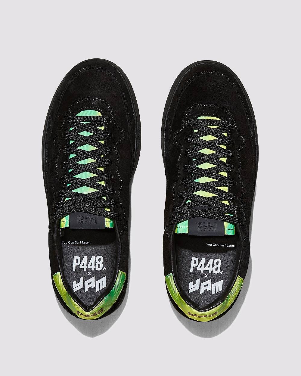P448 Yam Black/Neon Green