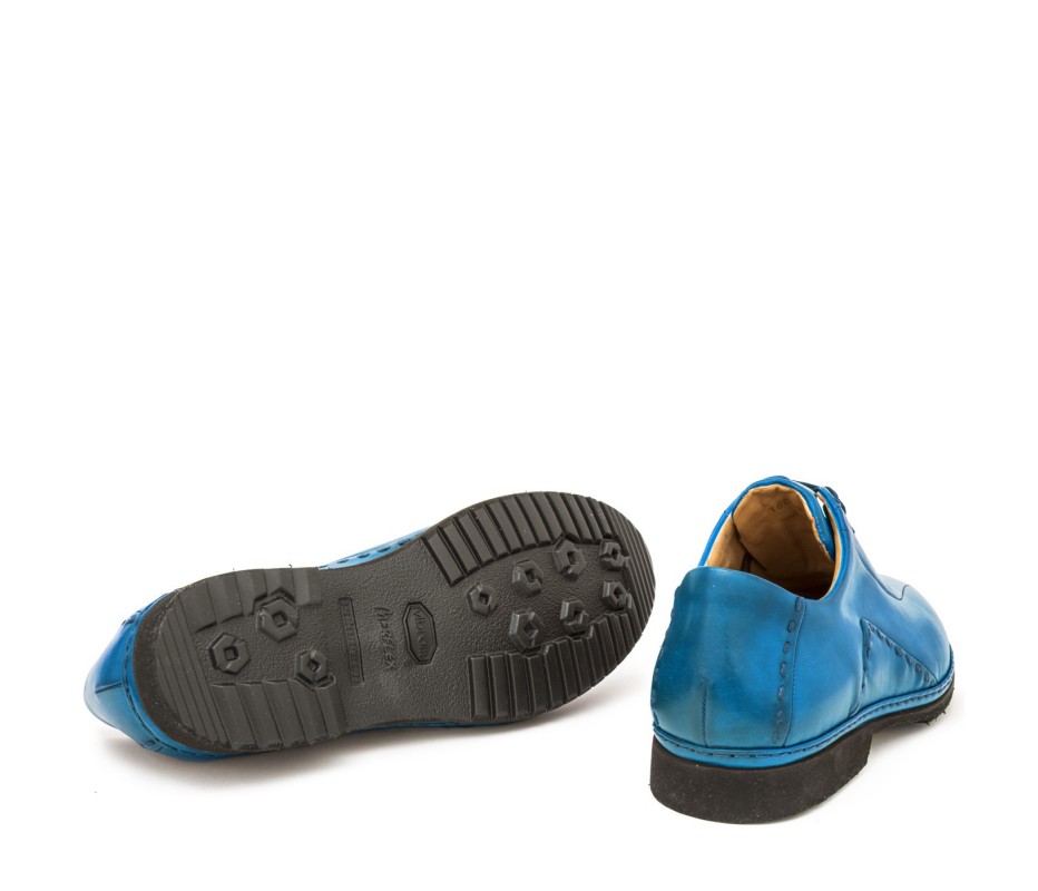 Pakerson DERBY BOLGHERI PELLE AZZURRO CIELO