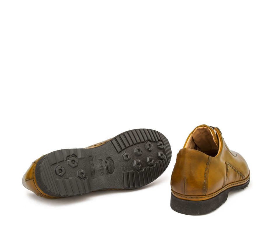 Pakerson DERBY BOLGHERI PELLE GIALLO SENAPE