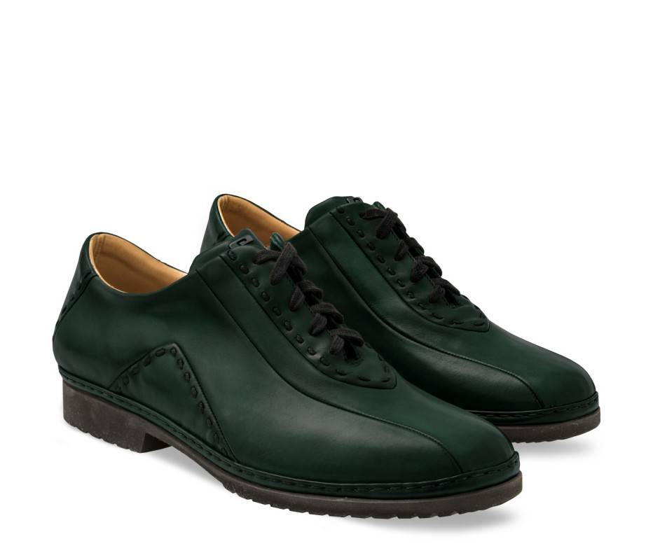 Pakerson DERBY BOLGHERI PELLE VERDE INTENSO