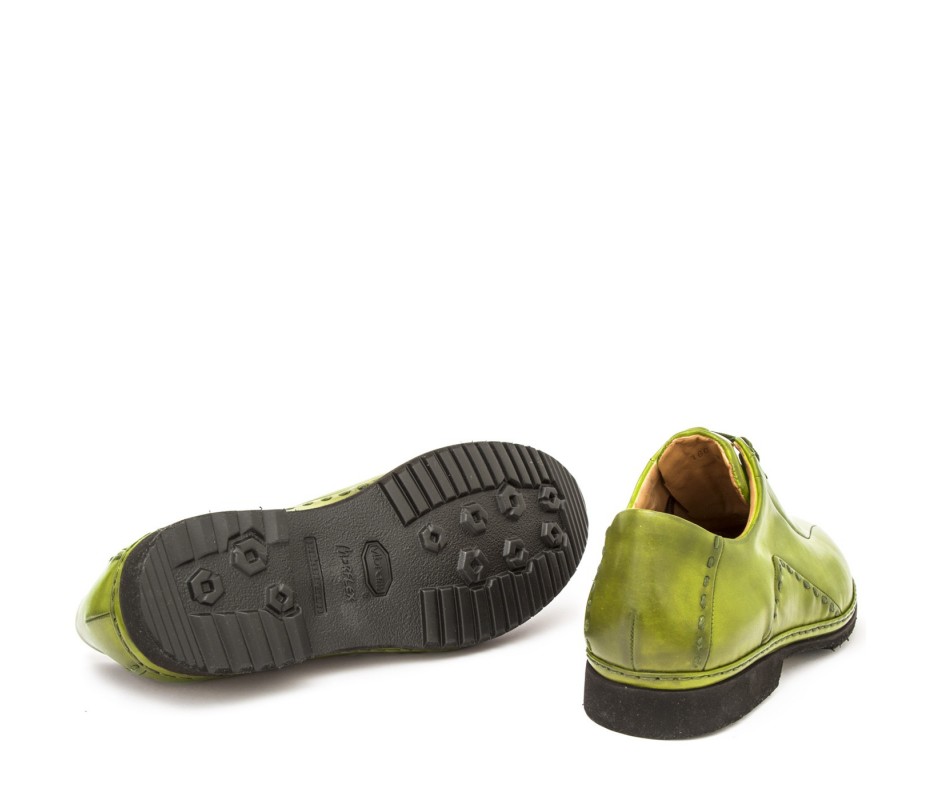 Pakerson DERBY BOLGHERI PELLE VERDE PISTACCHIO