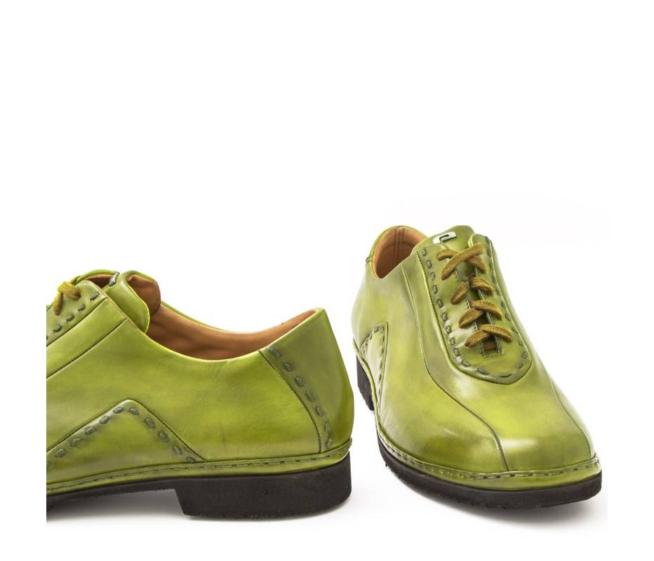 Pakerson DERBY BOLGHERI PELLE VERDE PISTACCHIO