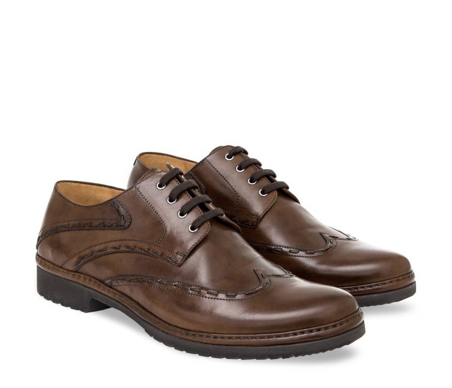 Pakerson DERBY CORTONA PELLE CIOCCOLATO