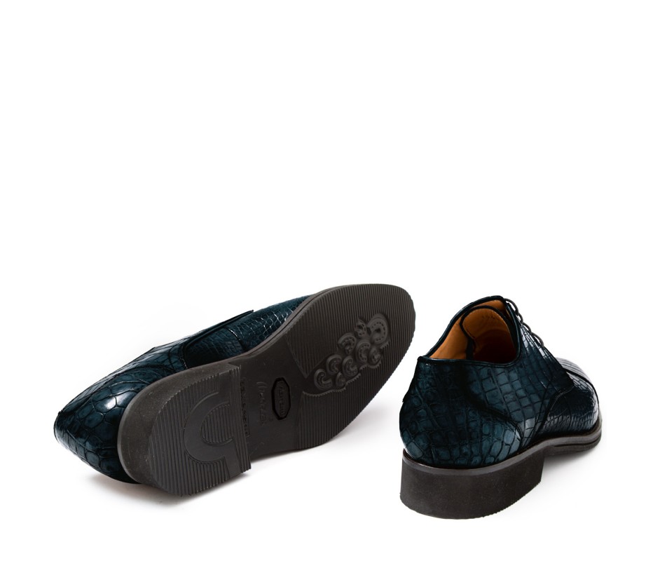 Pakerson DERBY FIRENZE ALLIGATORE BLU ISLAND