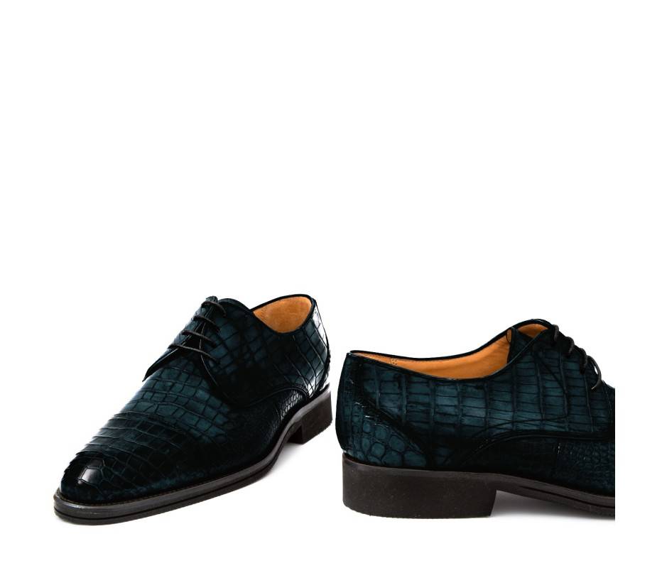 Pakerson DERBY FIRENZE ALLIGATORE BLU ISLAND