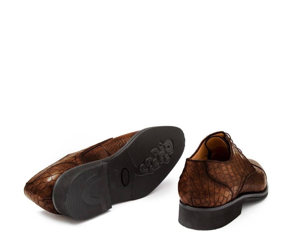 Pakerson DERBY FIRENZE ALLIGATORE MARRONE TIMBER