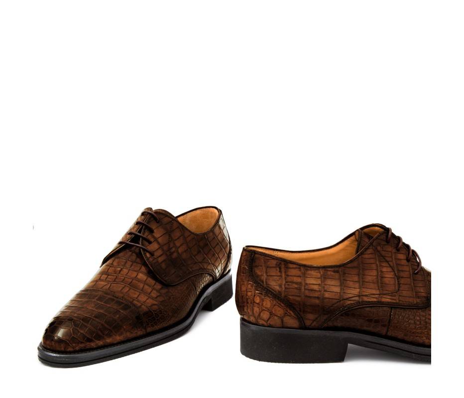 Pakerson DERBY FIRENZE ALLIGATORE MARRONE TIMBER