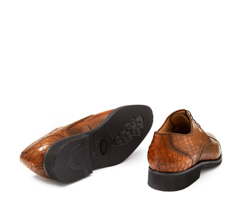 Pakerson DERBY FIRENZE ALLIGATORE MARRONE WOOD