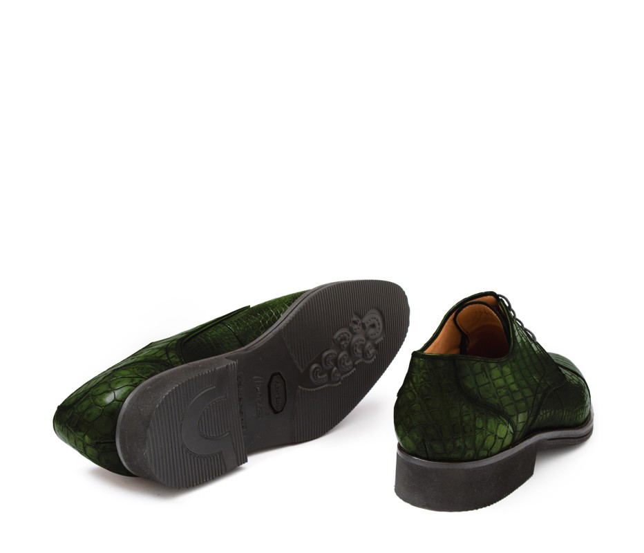 Pakerson DERBY FIRENZE ALLIGATORE VERDE TARTARUGA