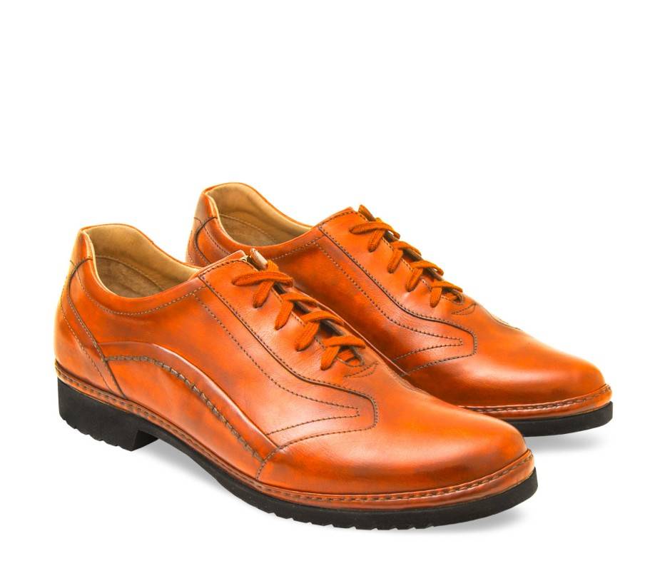 Pakerson DERBY PIENZA PELLE ARANCIO