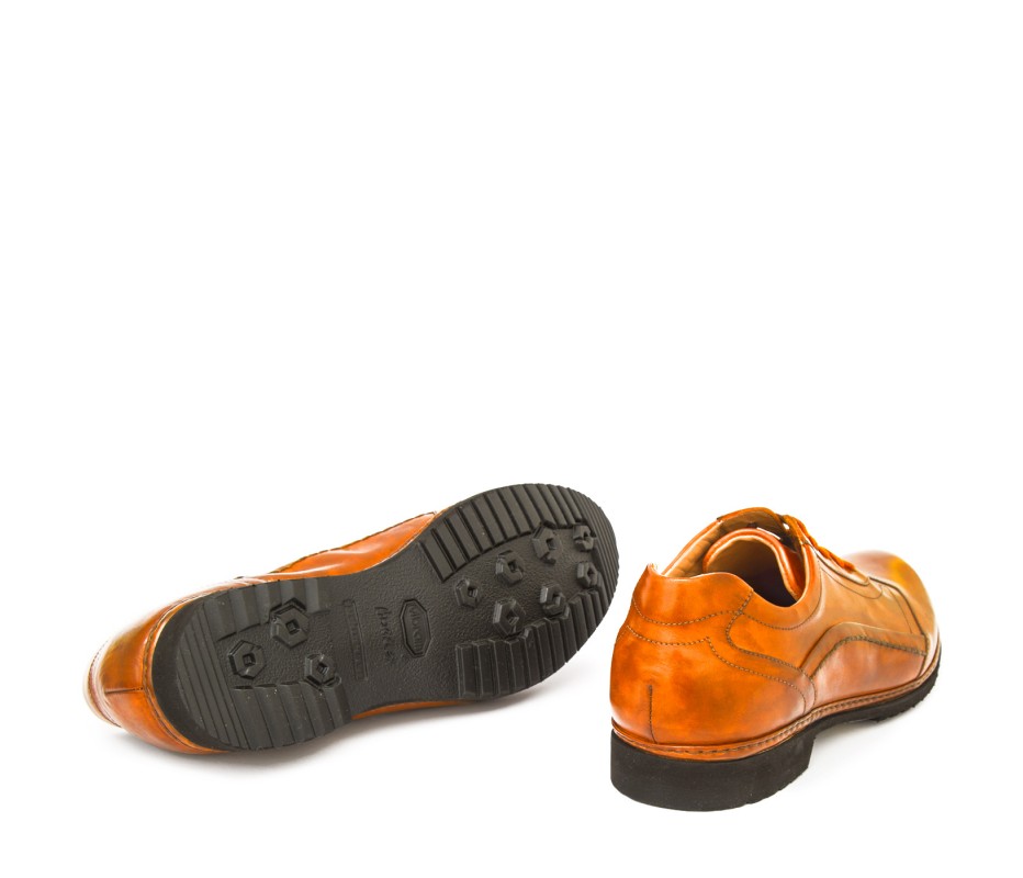 Pakerson DERBY PIENZA PELLE ARANCIO