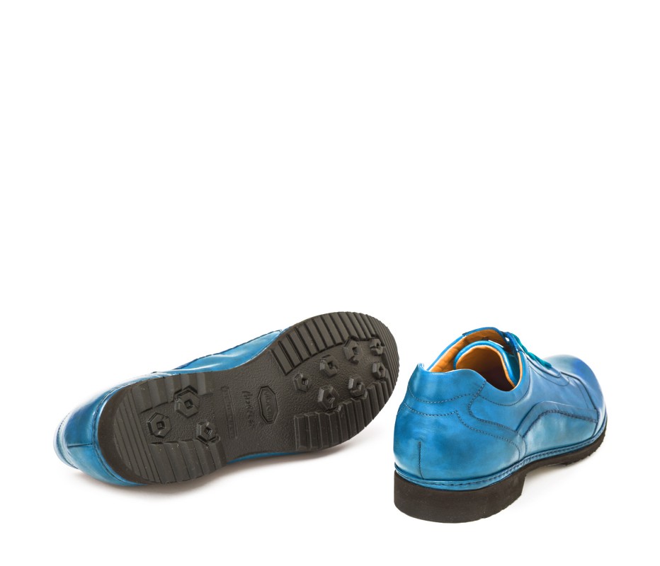 Pakerson DERBY PIENZA PELLE AZZURRO CIELO