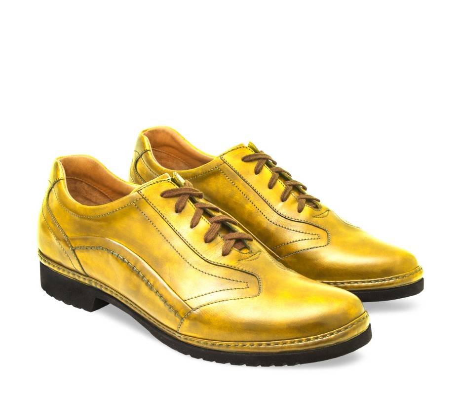 Pakerson DERBY PIENZA PELLE GIALLA