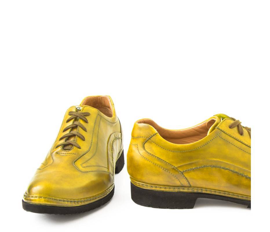 Pakerson DERBY PIENZA PELLE GIALLA