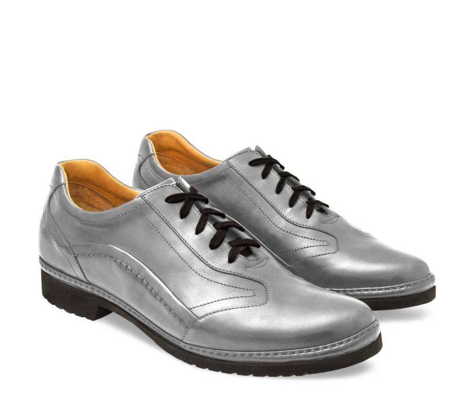 Pakerson DERBY PIENZA PELLE GRIGIO SMOG