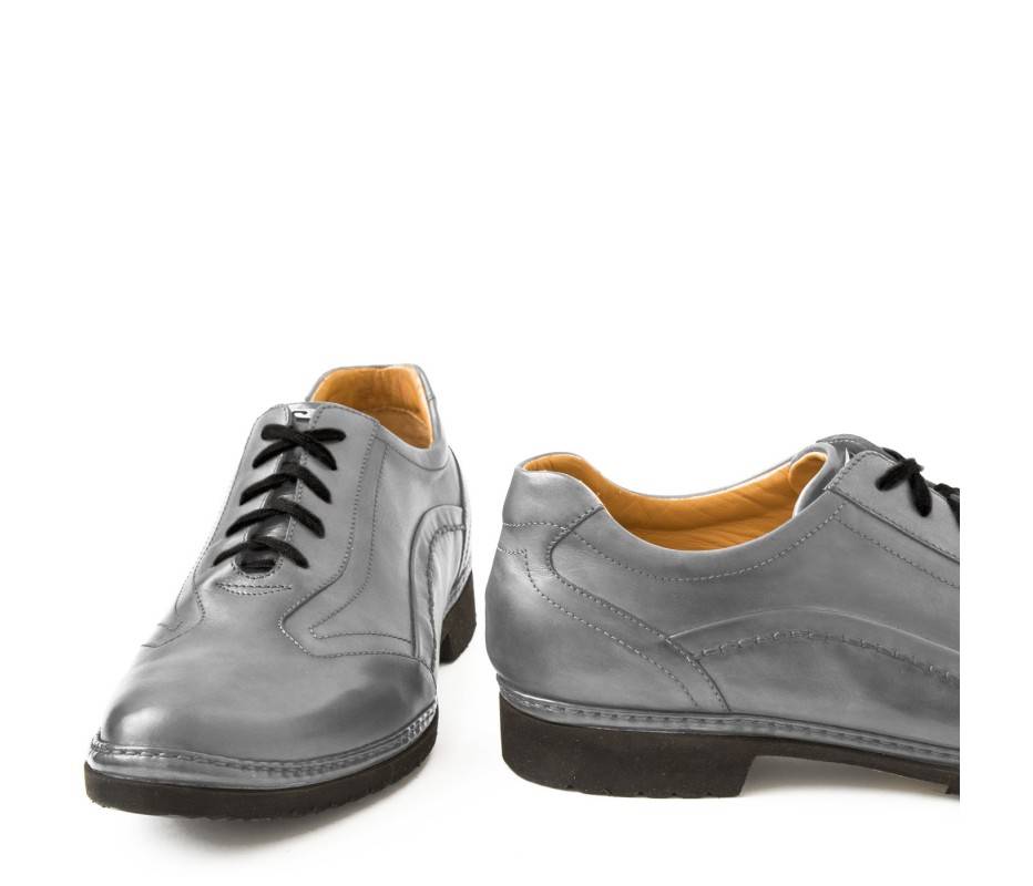 Pakerson DERBY PIENZA PELLE GRIGIO SMOG