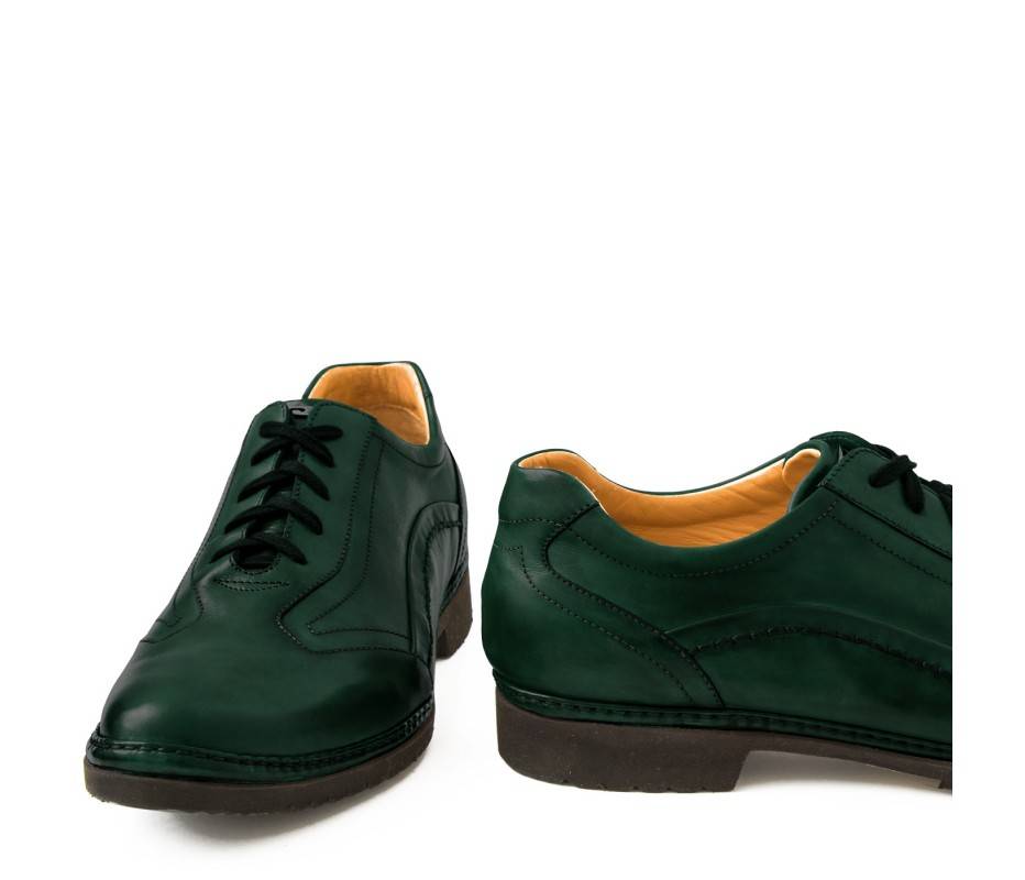 Pakerson DERBY PIENZA PELLE VERDE INTENSO