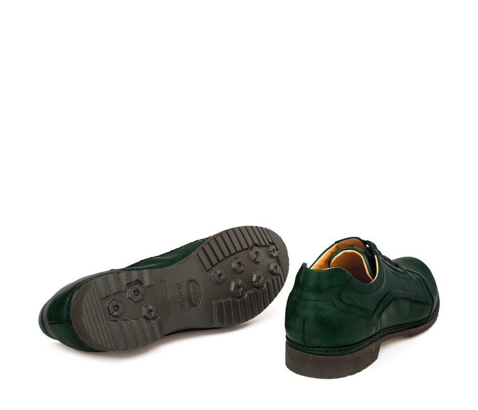 Pakerson DERBY PIENZA PELLE VERDE INTENSO