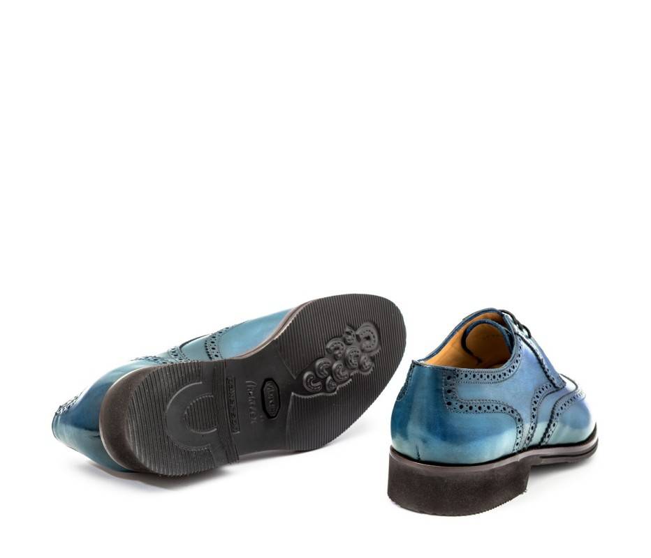 Pakerson DERBY PISA PELLE AZZURRO BAY