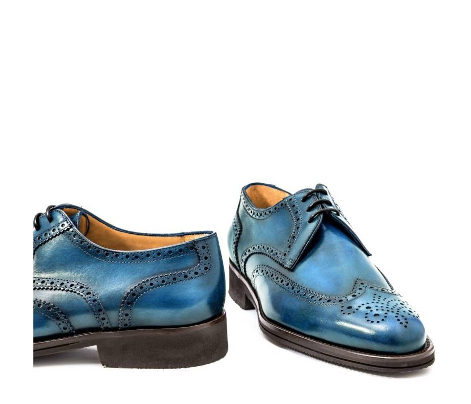 Pakerson DERBY PISA PELLE AZZURRO BAY