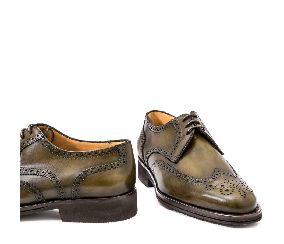 Pakerson DERBY PISA PELLE VERDE OLIVA