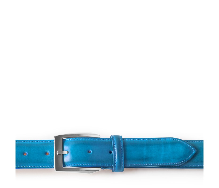 Pakerson FIBBIA CALCI PELLE AZZURRO CIELO
