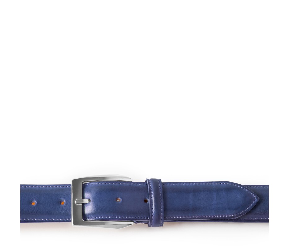 Pakerson FIBBIA CALCI PELLE BLU NAVY