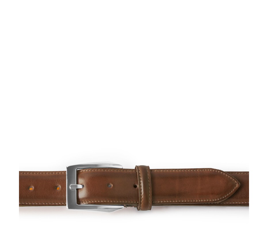 Pakerson FIBBIA CALCI PELLE CIOCCOLATO