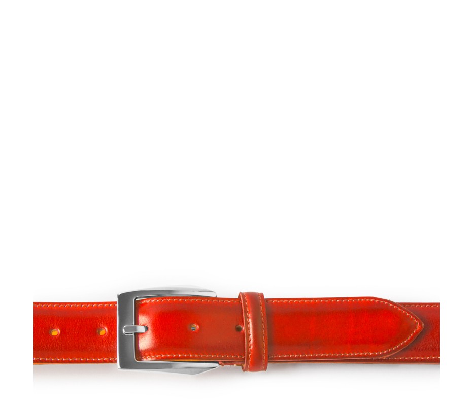 Pakerson FIBBIA CALCI PELLE ROSSA